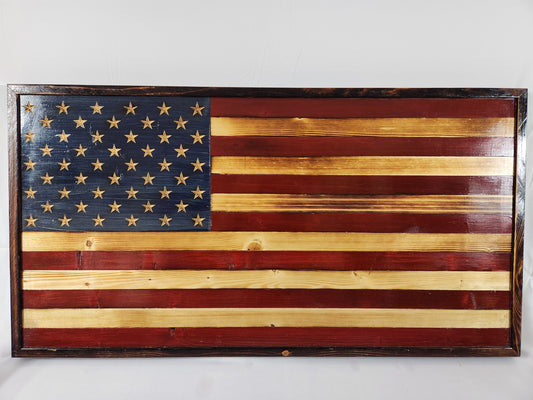 Rustic American Flag